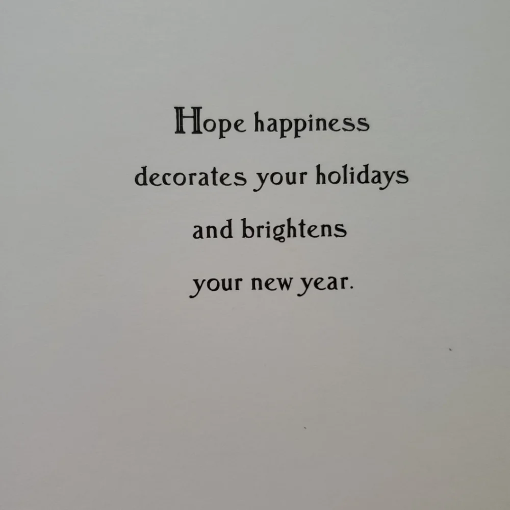 Christmas 10 Pack Greeting Cards Tree Festive Holiday Family Friends Hallmark